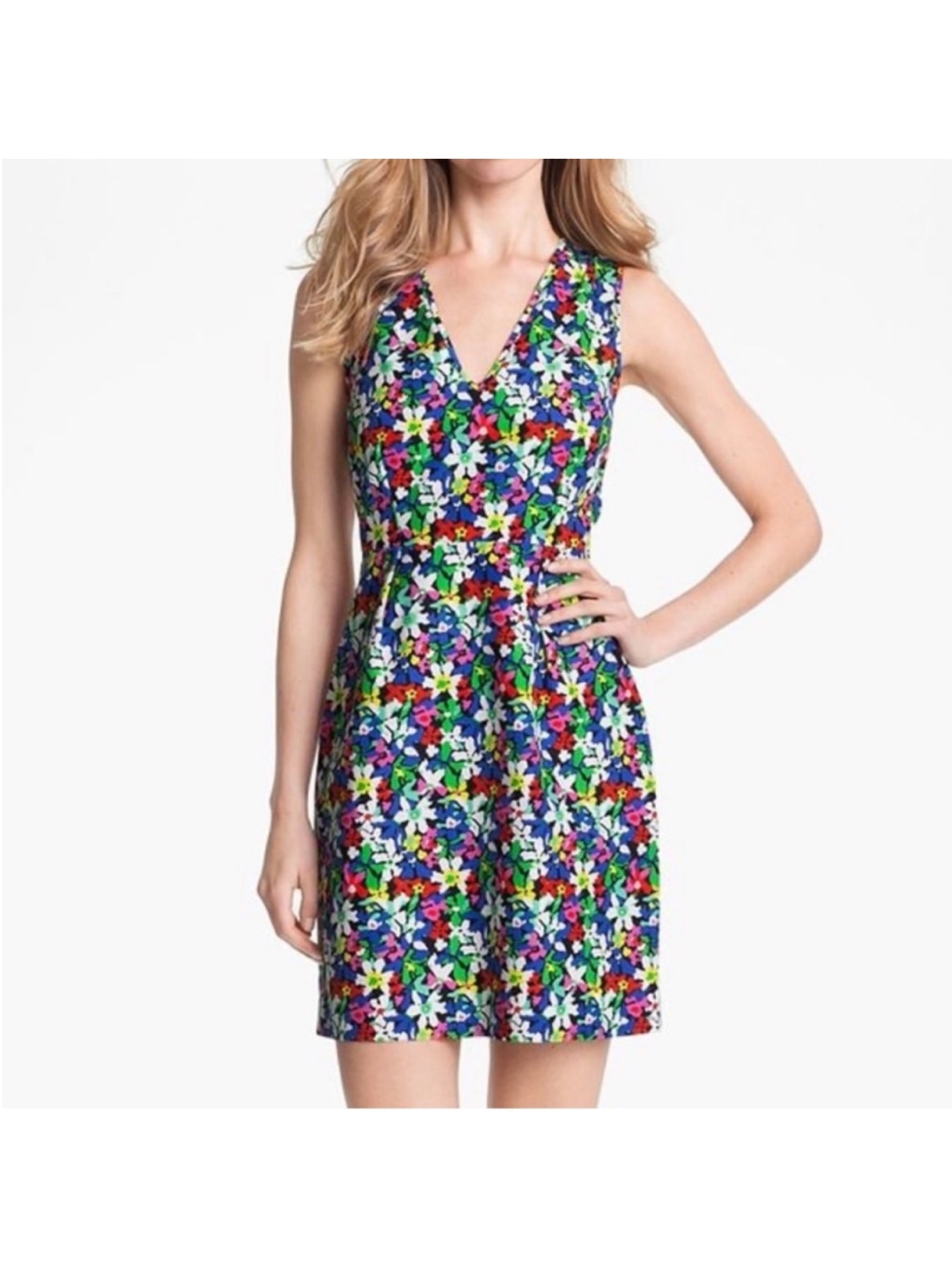Kate Spade In Full Bloom Floral Mini Dress